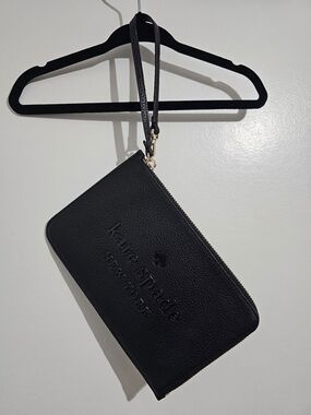Black Kate Spade Clutch Wristlet